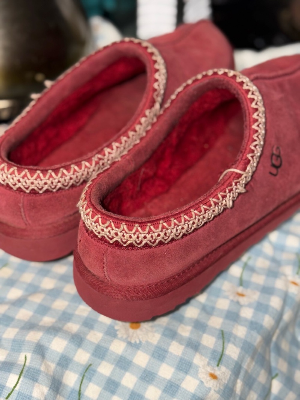 UGG Tasman Slippers-Red - Picture 2 of 5